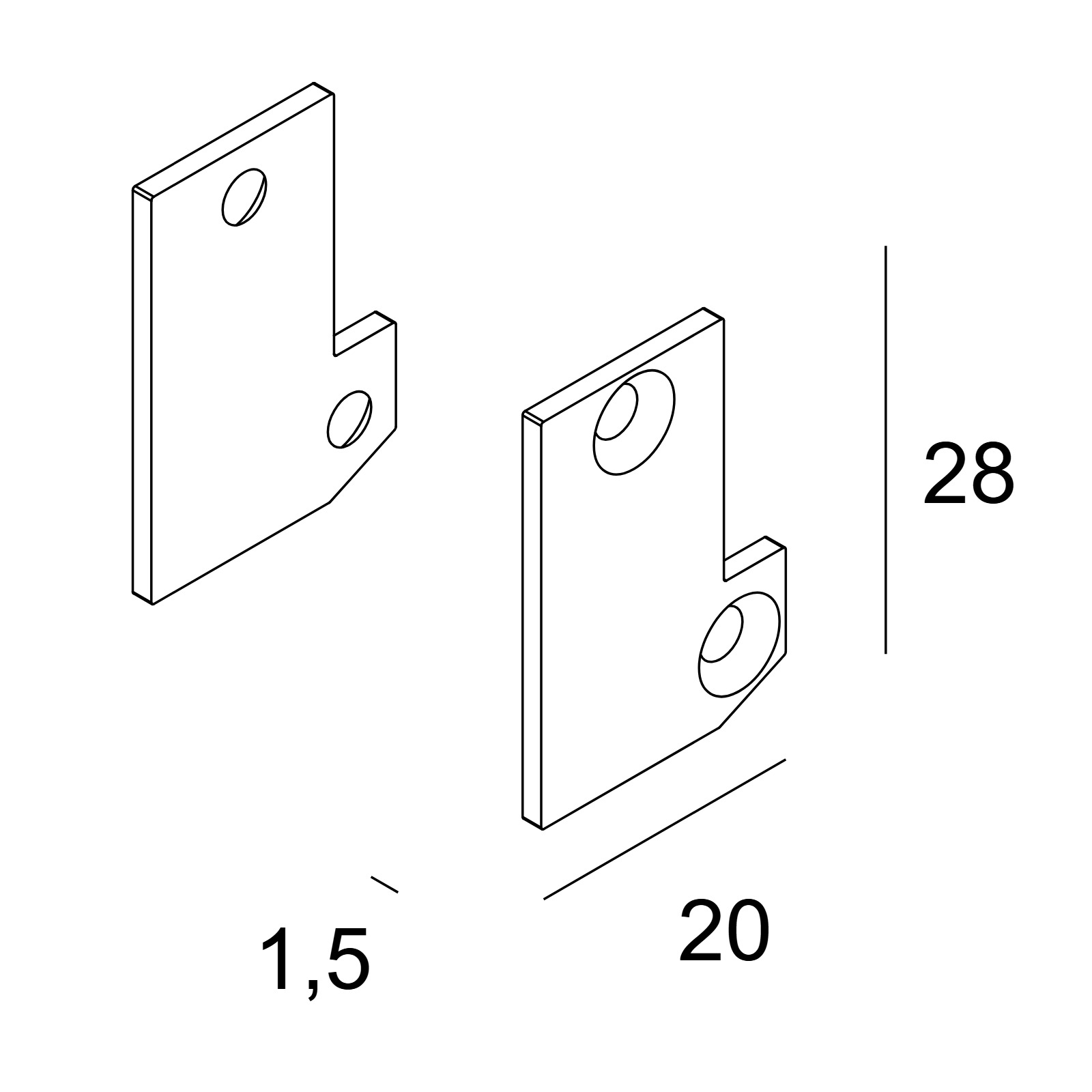 TGL-TRW - END CAP SET B черный Delta Light ILP 2