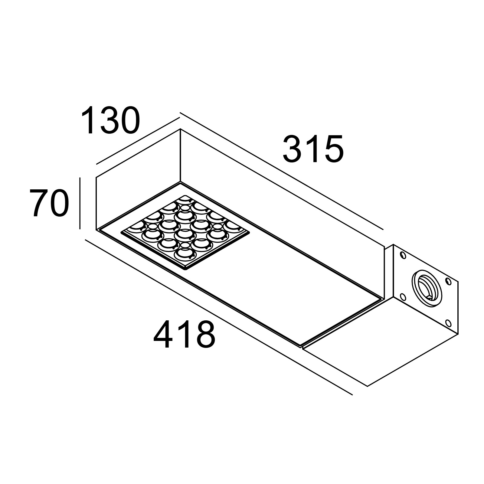 POLESANO 830 MEDIUM N-B Delta Light светильник на опору 2