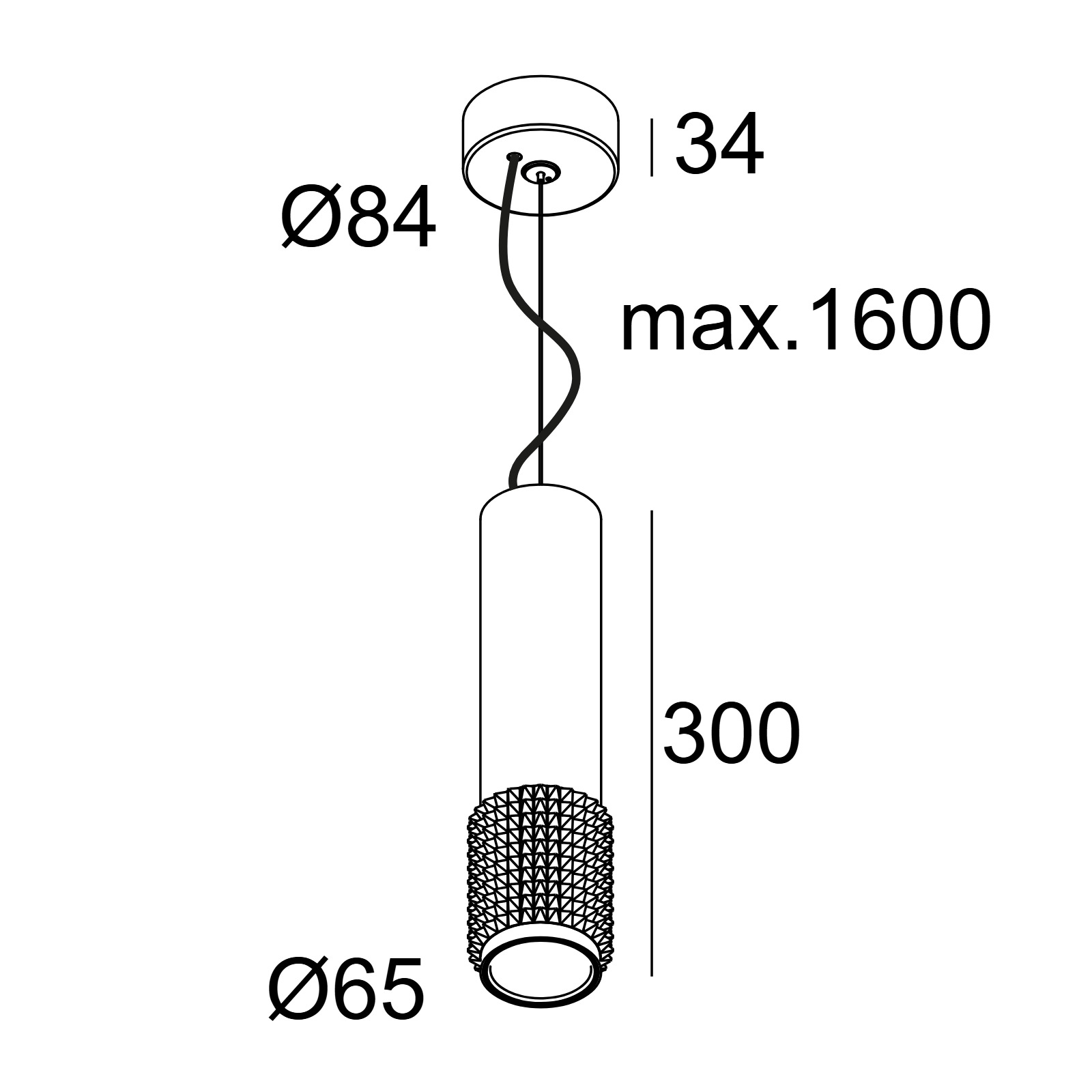 PUNK 621 C Hi B черный Delta Light подвесной светильник 2