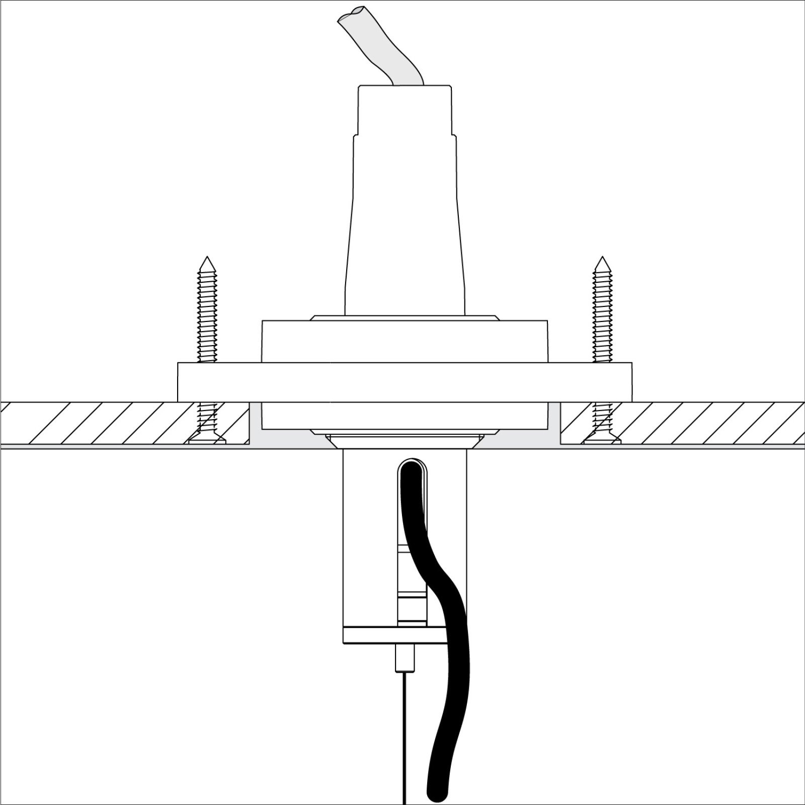 Suspension parts ACCESSOIRE/OPTION Delta Light SUSPENSION + CONNECTION TRIMLESS O.F.A. 3